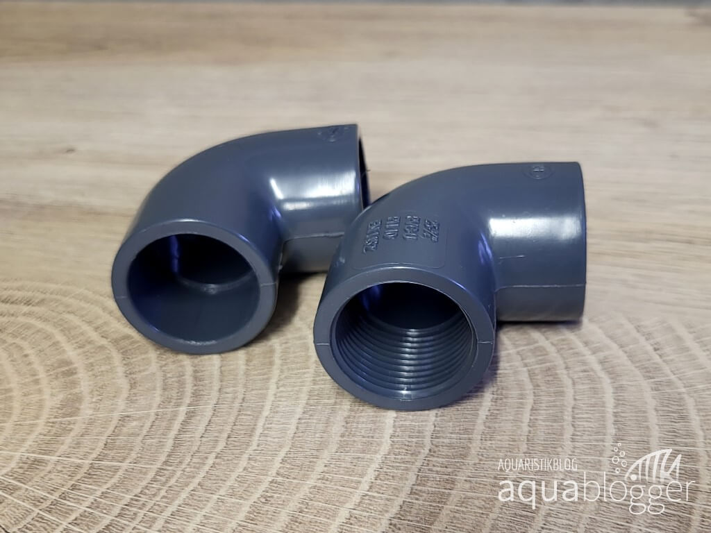 90 Grad Winkel Klebemuffe Innengewinde